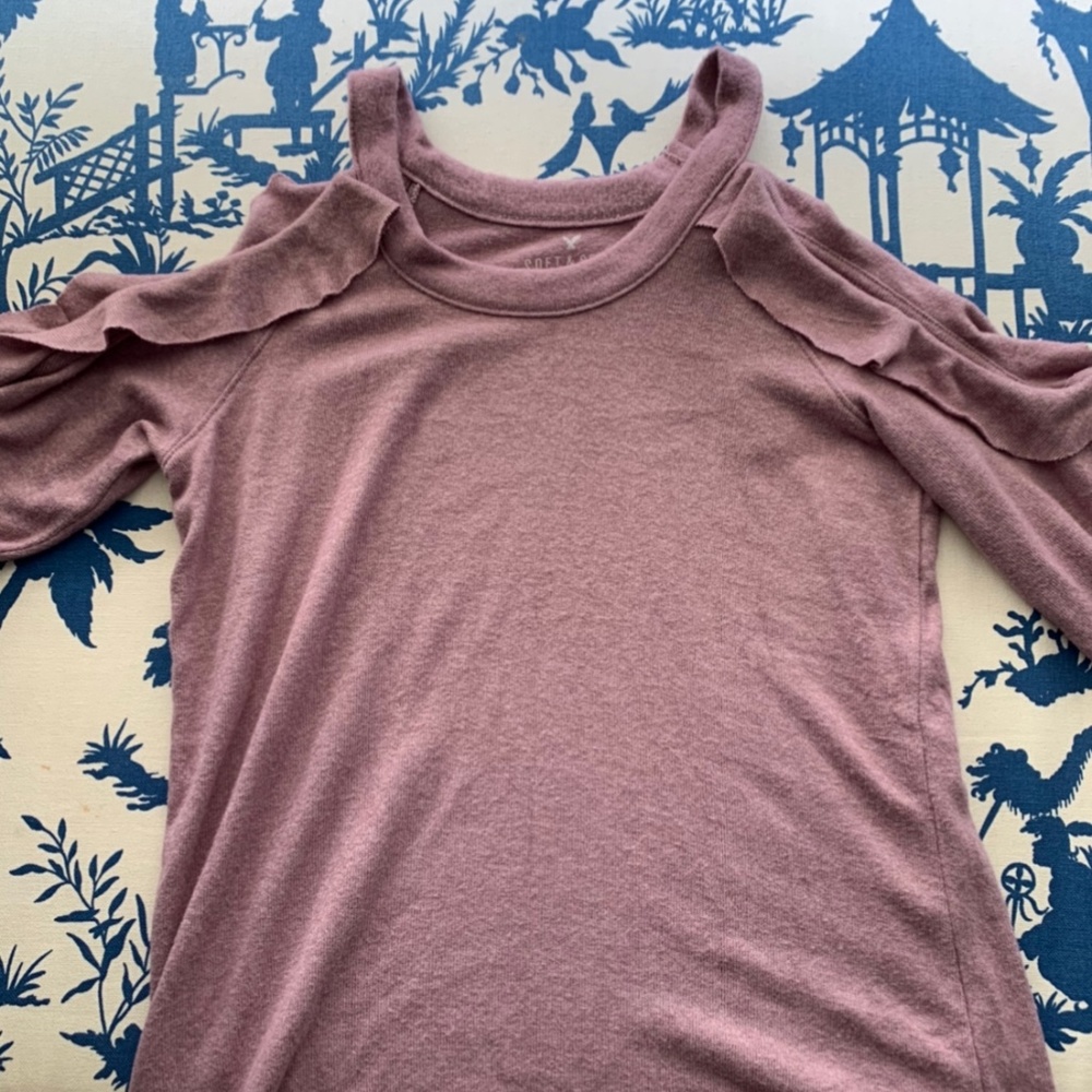 American Eagle Cold Shoulder Sweater